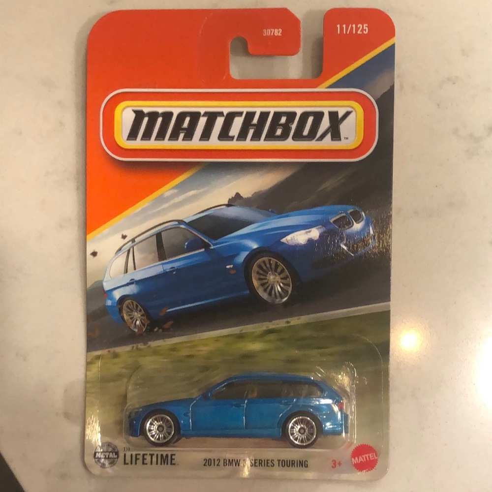 2012 BMW 3 Series Touring Blue Sports Sedan Toy Car
